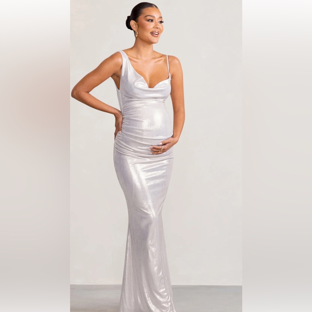 Club L London Silver Gown